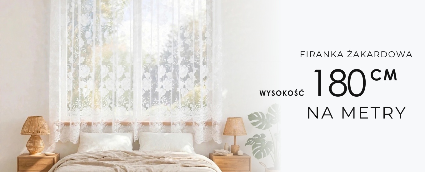 BANER Firanka 023006 180cm